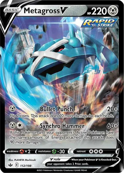 112/198 Metagross V - Chilling Reign