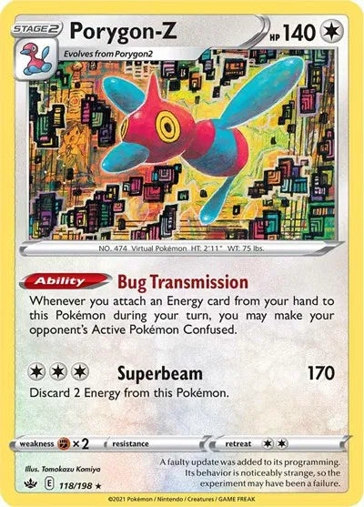 118/198 Porygon-Z Holofoil - Chilling Reign
