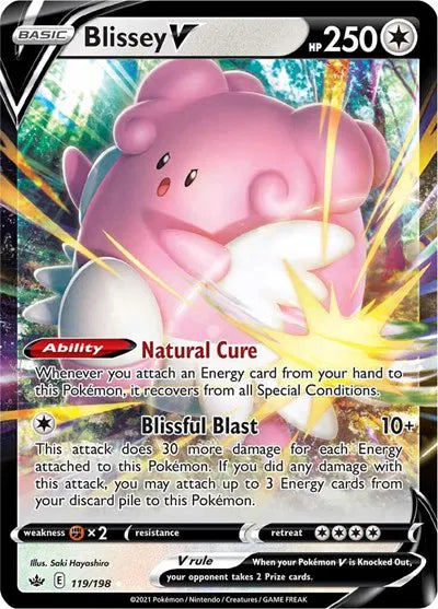 119/198 Blissey V - Chilling Reign