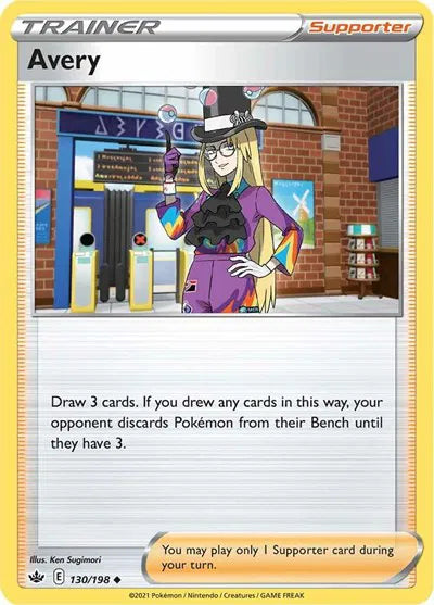 130/198 Avery Reverse Holo - Chilling Reign