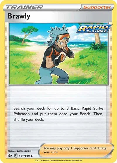 131/198 Brawly Reverse Holo - Chilling Reign