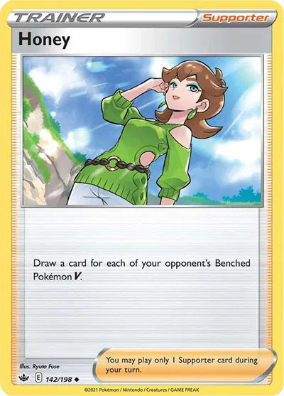 142/198 Honey Reverse Holo - Chilling Reign
