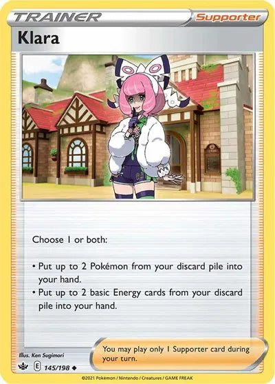 145/198 Klara Reverse Holo - Chilling Reign