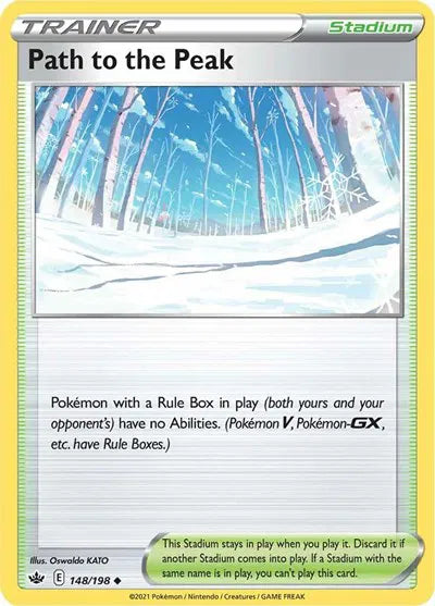 148/198 Path to the Peak Reverse Holo - Chilling Reign