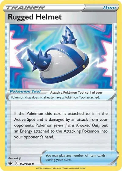 152/198 Rugged Helmet Reverse Holo - Chilling Reign