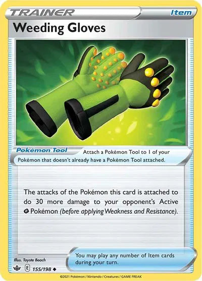 155/198 Weeding Gloves Reverse Holo - Chilling Reign