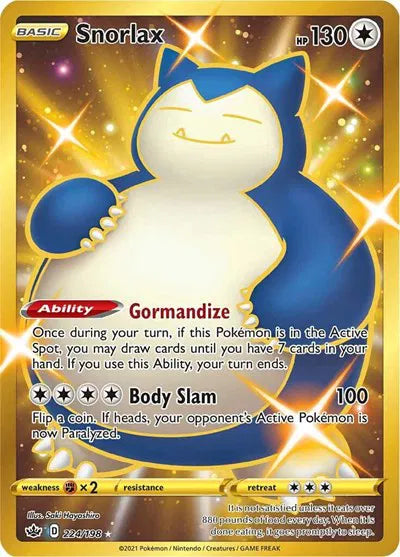 224/198 Snorlax - Chilling Reign