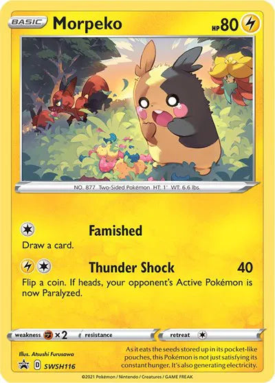 SWSH116 Morpeko - SWSH Black Star Promo