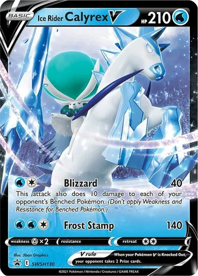 SWSH130 Ice Rider Calyrex V - SWSH Black Star Promo