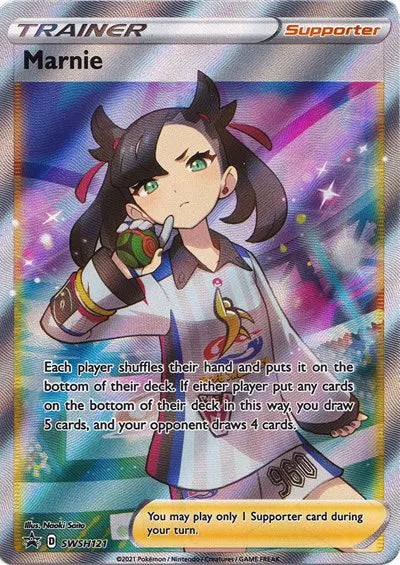 SWSH121 Marnie - SWSH Black Star Promo