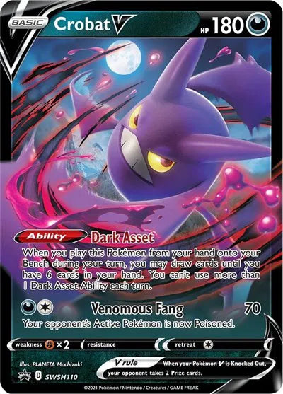 SWSH110 Crobat V - SWSH Black Star Promo