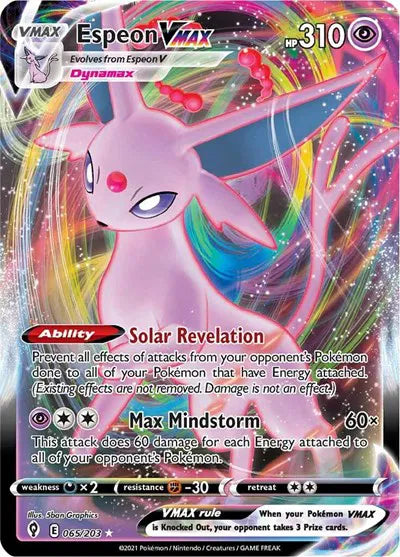 065/203 Espeon VMAX - Evolving Skies