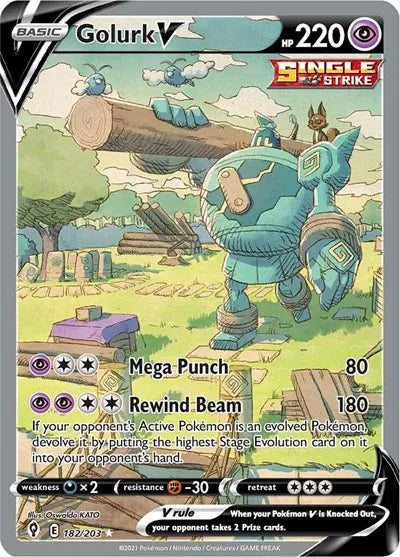 182/203 Golurk V - Evolving Skies