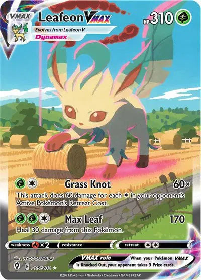 205/203 Leafeon VMAX - Evolving Skies