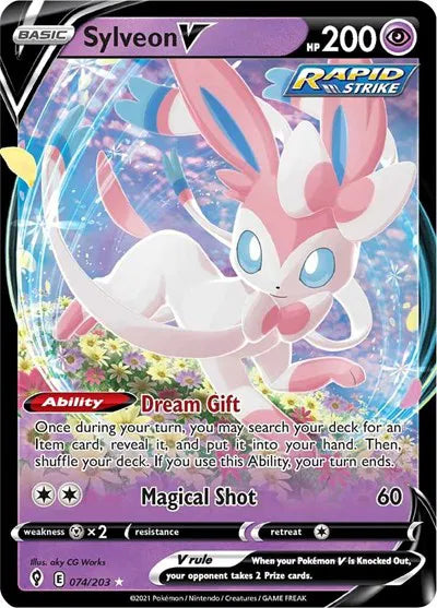 074/203 Sylveon V - Evolving Skies - Evolving Skies