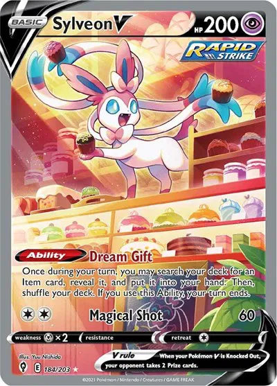 184/203 Sylveon V - Evolving Skies