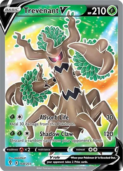 168/203 Trevenant V - Evolving Skies
