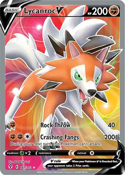 187/203 Lycanroc V - Evolving Skies