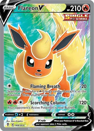 169/203 Flareon V - Evolving Skies