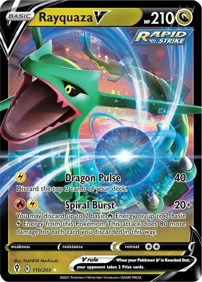 110/203 Rayquaza V - Evolving Skies