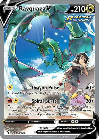 194/203 Rayquaza V - Evolving Skies