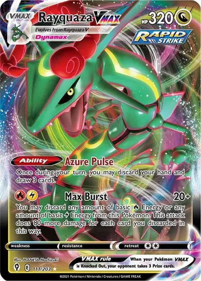 111/203 Rayquaza VMAX - Evolving Skies