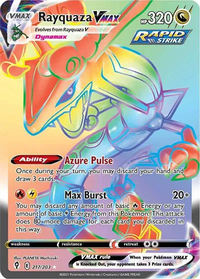 217/203 Rayquaza VMAX - Evolving Skies