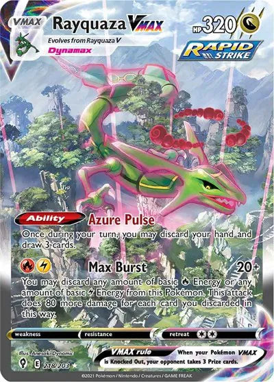 218/203 Rayquaza VMAX - Evolving Skies