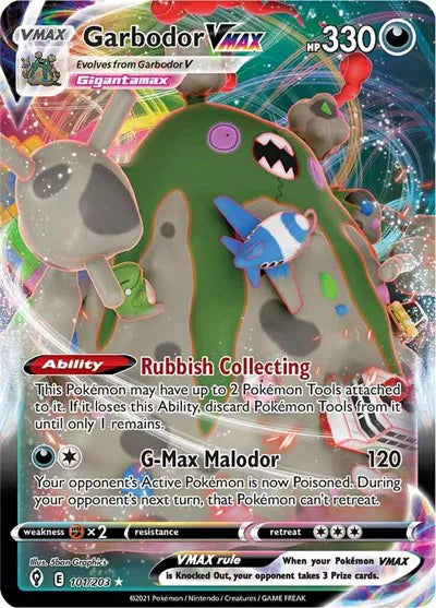 101/203 Garbodor VMAX - Evolving Skies