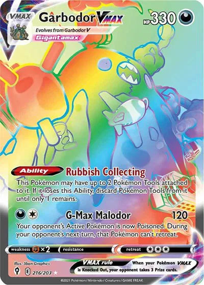 216/203 Garbodor VMAX - Evolving Skies