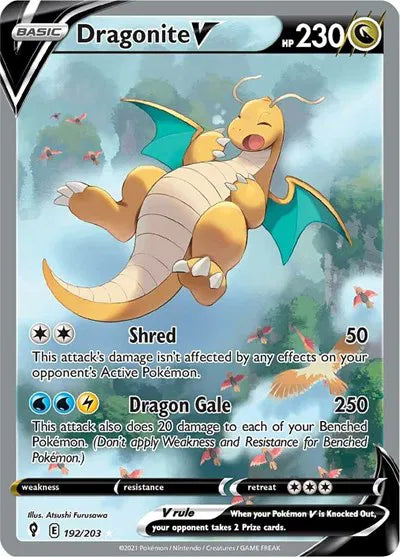 192/203 Dragonite V - Evolving Skies