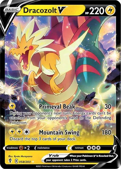 058/203 Dracozolt V - Evolving Skies