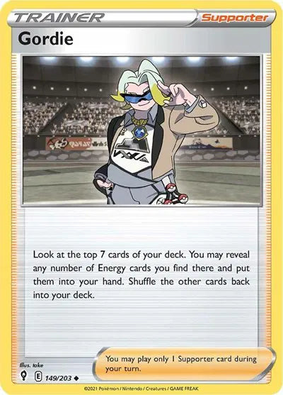 149/203 Gordie Reverse Holo - Evolving Skies