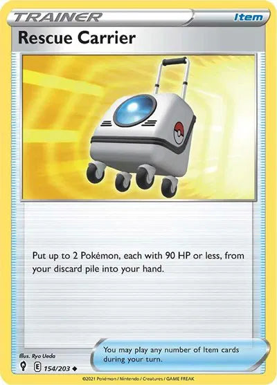154/203 Rescue Carrier Reverse Holo - Evolving Skies