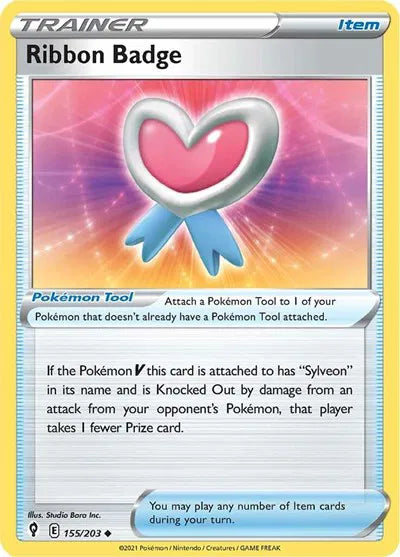 155/203 Ribbon Badge Reverse Holo - Evolving Skies
