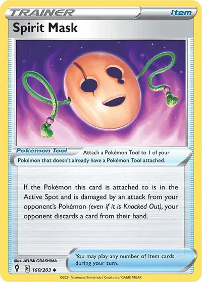 160/203 Spirit Mask Reverse Holo - Evolving Skies