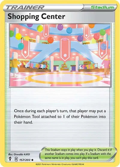 157/203 Shopping Center Reverse Holo - Evolving Skies