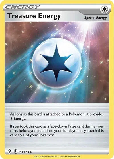 165/203 Treasure Energy Reverse Holo - Evolving Skies