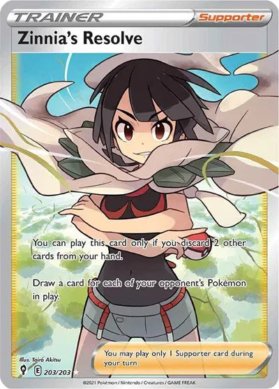 203/203 Zinnia's Resolve - Evolving Skies