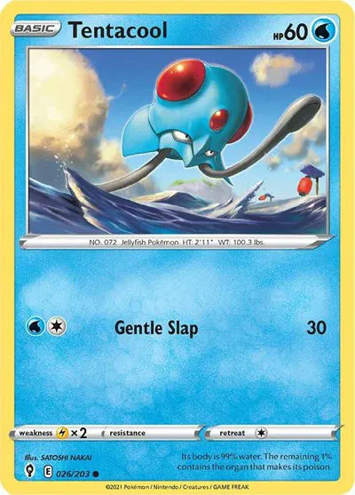 026/203 Tentacool Reverse Holo