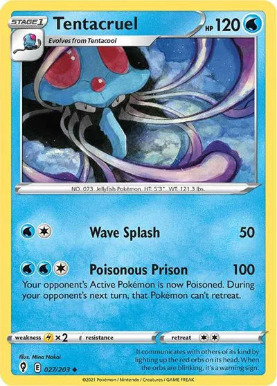 027/203 Tentacruel Reverse Holo