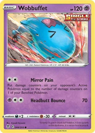 066/203 Wobbuffet Reverse Holo - Evolving Skies