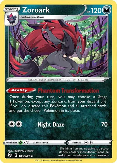 103/203 Zoroark Holofoil - Evolving Skies