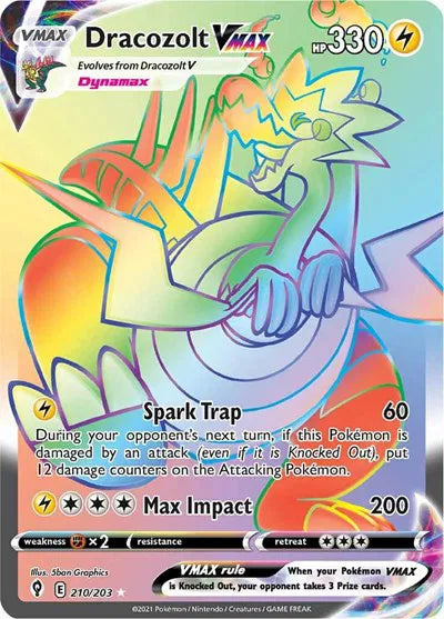 210/203 Dracozolt VMAX - Evolving Skies