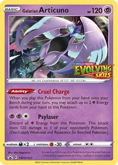 SWSH123 Galarian Articuno - SWSH Black Star Promo