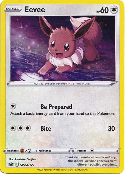 SWSH127 Eevee - SWSH Black Star Promo