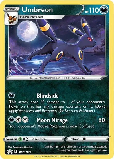 SWSH129 Umbreon - SWSH Black Star Promo