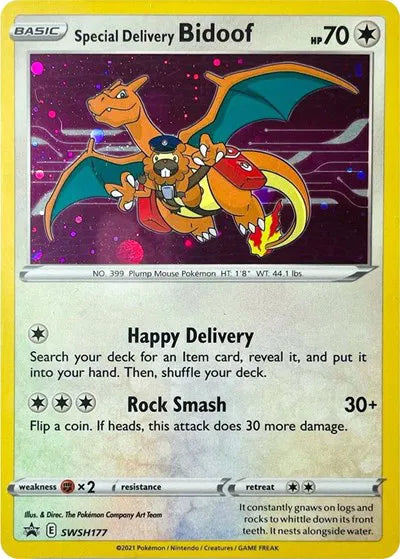 SWSH177 Special Delivery Bidoof - SWSH Black Star Promo
