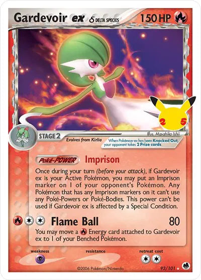 93/101 Gardevoir ex - Celebrations