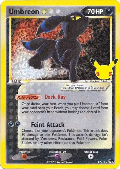 17/17 Umbreon Gold Star - Celebrations